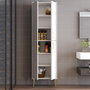 Hanah Home Berlin A Armario Multiusos Blanco y Oro